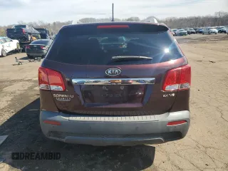 2012 Kia Sorento EX with VIN 5XYKUDA29CG206744, listed as a Copart auction lot 49134055 with 90,683 mi miles and Salvage Title. Bid and sale history available at carsss.com. Image 6.