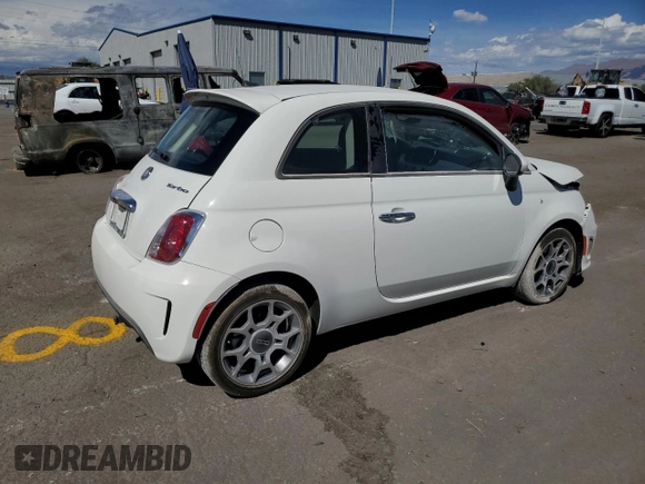 2018 FIAT 500 Pop with VIN 3C3CFFKH3JT465141, listed as a Copart auction lot 72617594 with 11,665 mi miles and Salvage Title. Bid and sale history available at carsss.com. Image 3.