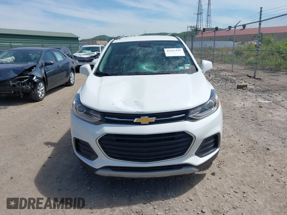 2020 Chevrolet Trax LT with VIN KL7CJPSB5LB002799, listed as a IAAI auction lot 42247119 with 92,459 mi miles and . Bid and sale history available at DreamBid. Image 12.