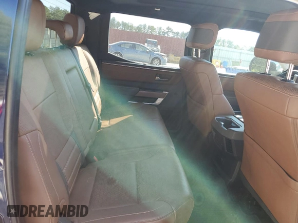 2023 Toyota Tundra 1794 Edition with VIN 5TFMA5AB9PX021944, listed as a Copart auction lot 77756214 with 76,260 mi miles and Salvage title. Bid and sale history available at DreamBid. Image 10.
