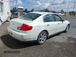 2004 Infiniti G35 w/Leather with VIN JNKCV51E84M616564, listed as a IAAI auction lot 42239573 with 263,105 mi miles and . Bid and sale history available at DreamBid. Image 4.