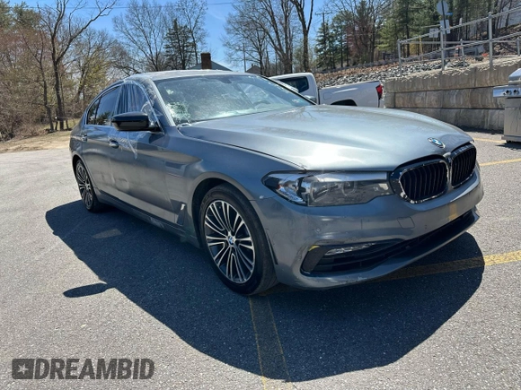 2017 BMW 5 Series 530i xDrive with VIN WBAJA7C32HG905341, listed as a Copart auction lot 53999195 with 77,786 mi miles and Clean Title. Bid and sale history available at carsss.com. Image 4.