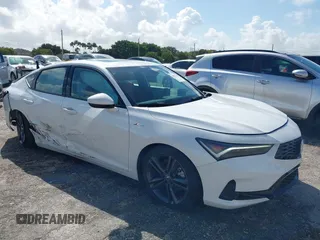 2024 Acura Integra w/A-Spec Package z VIN 19UDE4H32RA025760, wystawiony jako IAAI lot #41923473 z przebiegiem 6448 mil mil oraz . Historia ofert i sprzedaży dostępna na DreamBid. Obrazek 1.