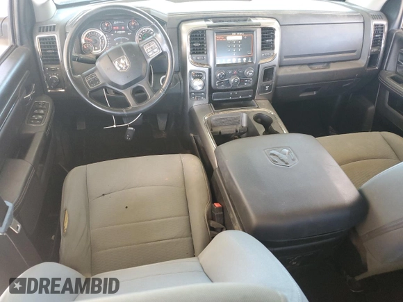 2018 Ram 1500 Night with VIN 1C6RR7MT0JS240821, listed as a Copart auction lot 80089194 with 107,261 mi miles and Salvage Title. Bid and sale history available at carsss.com. Image 8.