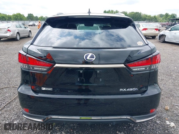 2020 Lexus RX 450h F Sport Performance with VIN 2T2YGMDA0LC044417, listed as a IAAI auction lot 42717240 with 86,633 mi miles and . Bid and sale history available at DreamBid. Image 16.