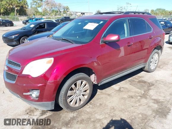 2010 Chevrolet Equinox LT w/2LT with VIN 2CNFLPEYXA6308600, listed as a IAAI auction lot 41749027 with 193,627 mi miles. Bid and sale history available at carsss.com. Image 2.
