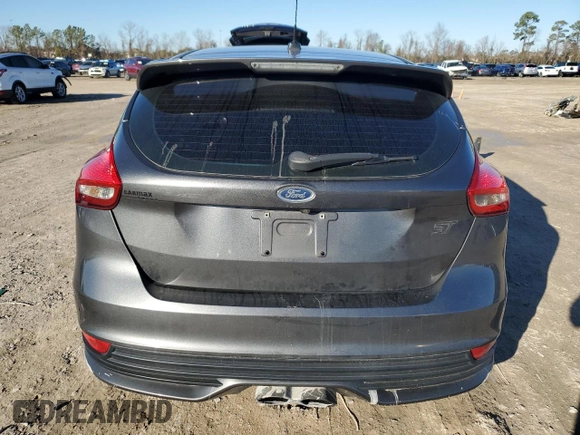 2017 Ford Focus ST with VIN 1FADP3L90HL275358, listed as a Copart auction lot 43643005 with 106,379 mi miles and Salvage Title. Bid and sale history available at carsss.com. Image 6.