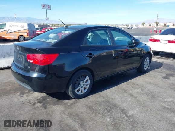 2011 Kia Forte EX with VIN KNAFU4A25B5412522, listed as a IAAI auction lot 40916886 with 1 mi miles. Bid and sale history available at carsss.com. Image 4.