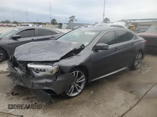 2019 Acura TLX w/Technology Pkg with VIN 19UUB2F44KA000129, listed as a Copart auction lot 88401595 with 119,830 mi miles and Salvage Title. Bid and sale history available at carsss.com. Image 1.