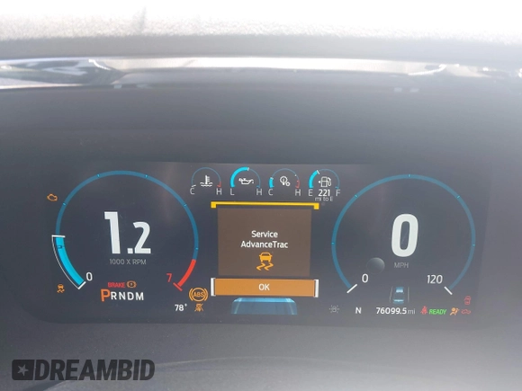 2021 Ford F-150 XL with VIN 1FTFW1ED7MFA77770, listed as a IAAI auction lot 41882929 with 76,099 mi miles and . Bid and sale history available at DreamBid. Image 7.