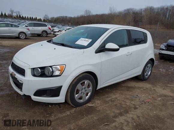 2015 Chevrolet Sonic LS with VIN 1G1JA6SH3F4160438, listed as a IAAI auction lot 41230481 with 98,424 mi miles and . Bid and sale history available at DreamBid. Image 17.