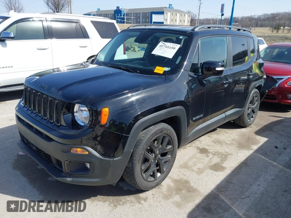 2017 Jeep Renegade Latitude with VIN ZACCJABB8HPF19043, listed as a IAAI auction lot 41741650 with 155,260 mi miles and . Bid and sale history available at DreamBid. Image 18.