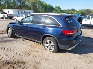 2018 Mercedes-Benz GLC with VIN WDC0G4JB2JV106712, listed as a IAAI auction lot 42067883 with 83,306 mi miles. Bid and sale history available at carsss.com. Image 3.