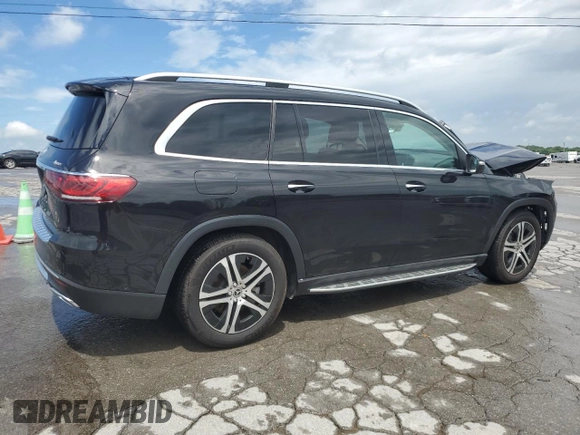 2020 Mercedes-Benz GLS 450 with VIN 4JGFF5KE7LA183941, listed as a Copart auction lot 57597715 with 68,978 mi miles and Salvage title. Bid and sale history available at DreamBid. Image 3.