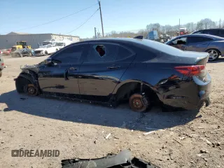 2018 Acura TLX w/A-SPEC Pkg with VIN 19UUB3F62JA005514, listed as a Copart auction lot 48353655 with 0 mi miles and Salvage Title. Bid and sale history available at carsss.com. Image 2.
