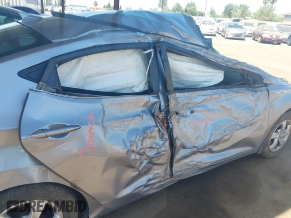 2015 Hyundai Elantra SE with VIN 5NPDH4AE2FH646616, listed as a IAAI auction lot 42101176 with 105,434 mi miles and . Bid and sale history available at DreamBid. Image 6.