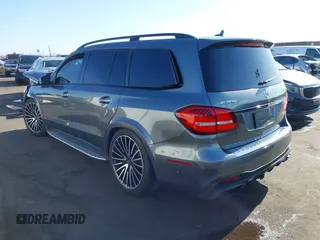 2018 Mercedes-Benz GLS 63 AMG with VIN 4JGDF7FE2JB036480, listed as a IAAI auction lot 39798161 with 38,731 mi miles and . Bid and sale history available at DreamBid. Image 3.