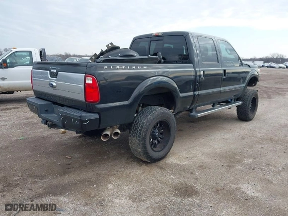 2015 Ford Super Duty F-250 SRW Lariat with VIN 1FT7W2BT8FEB50966, listed as a IAAI auction lot 41573237 with 137,250 mi miles. Bid and sale history available at carsss.com. Image 4.