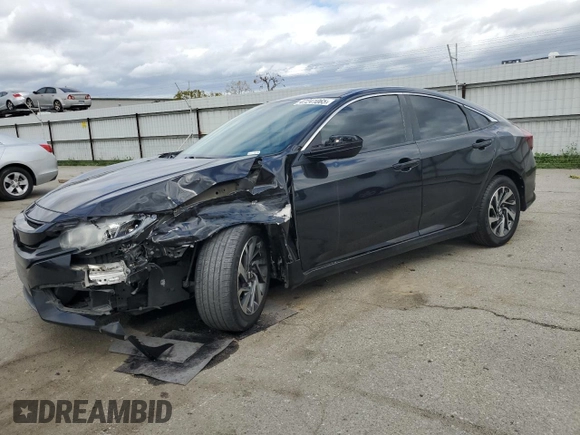 2017 Honda Civic Sedan LX with VIN 2HGFC2F55HH556765, listed as a Copart auction lot 47241065 with 104,038 mi miles and Salvage Title. Bid and sale history available at carsss.com. Image 1.