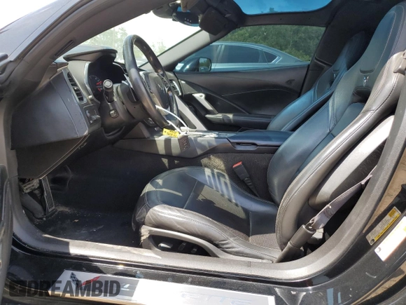2014 Chevrolet Corvette Z51 3LT with VIN 1G1YM2D72E5102963, listed as a Copart auction lot 54023575 with 99,573 mi miles and Salvage title. Bid and sale history available at DreamBid. Image 7.