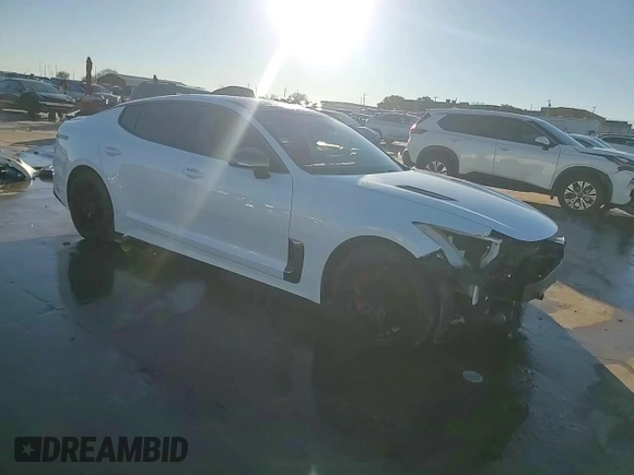 2020 Kia Stinger GT-Line with VIN KNAE15LA6L6082285, listed as a Copart auction lot 87646125 with 44,130 mi miles and Clean Title. Bid and sale history available at DreamBid. Image 14.