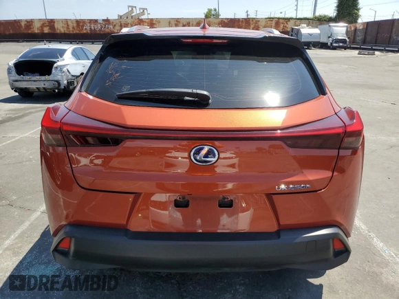 2020 Lexus UX 250h with VIN JTHX9JBH0L2036355, listed as a Copart auction lot 55533685 with 36,938 mi miles and Salvage title. Bid and sale history available at DreamBid. Image 6.