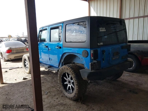 2010 Jeep Wrangler Unlimited Sport with VIN 1J4BA3H14AL213452, listed as a IAAI auction lot 41789188 with 1 mi miles. Bid and sale history available at carsss.com. Image 3.