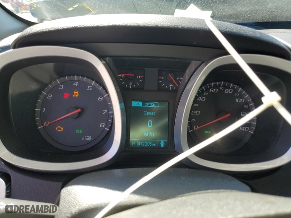 2015 Chevrolet Equinox LT with VIN 2GNFLFEK9F6279650, listed as a Copart auction lot 48009565 with 72,005 mi miles and Salvage Title. Bid and sale history available at carsss.com. Image 9.