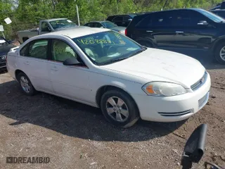 2007 Chevrolet Impala 3.5L LT with VIN 2G1WT58N479364865, listed as a IAAI auction lot 42088871 with 169,360 mi miles. Bid and sale history available at carsss.com. Image 1.