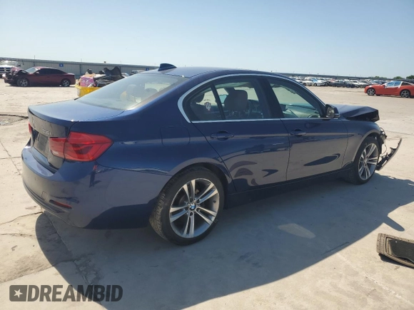 2017 BMW 3 Series 330i with VIN WBA8B9G55HNU50550, listed as a Copart auction lot 52237175 with Not Provided miles and Salvage Title. Bid and sale history available at DreamBid. Image 3.