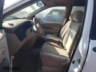 2001 Mazda MPV DX with VIN JM3LW28G010206405, listed as a Copart auction lot 75620144 with 124,517 mi miles and Clean Title. Bid and sale history available at carsss.com. Image 7.