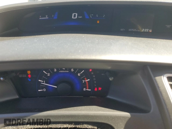 2014 Honda Civic Sedan LX with VIN 2HGFB2F55EH552374, listed as a Copart auction lot 79388144 with 37,565 mi miles and Salvage Title. Bid and sale history available at carsss.com. Image 9.