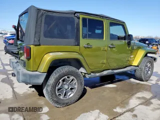 2007 Jeep Wrangler Unlimited Sahara z VIN 1J4GB591X7L165493, wystawiony jako Copart lot #47468205 z przebiegiem Nie podano mil oraz Czysty tytuł • Clean title. Historia ofert i sprzedaży dostępna na DreamBid. Obrazek 3.