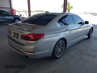 2018 BMW 5 Series 530i with VIN WBAJA5C50JWA37179, listed as a IAAI auction lot 42003204 with 74,333 mi miles and . Bid and sale history available at carsss.com. Image 4.