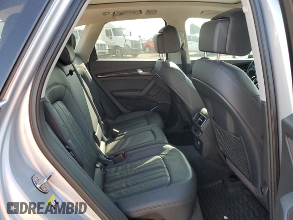 2018 Audi Q5 Premium with VIN WA1ANAFY9J2015010, listed as a Copart auction lot 52415665 with 103,420 mi miles and Salvage Title. Bid and sale history available at carsss.com. Image 10.