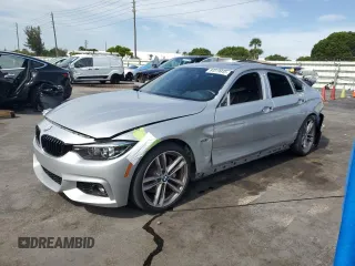 2018 BMW 4 Series 430i with VIN WBA4J1C54JBM10590, listed as a Copart auction lot 64519645 with 37,288 mi miles and Salvage title. Bid and sale history available at DreamBid. Image 1.