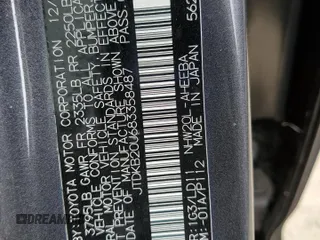2008 Toyota Prius with VIN JTDKB20U683358487, listed as a Copart auction lot 54779515 with 142,313 mi miles and Salvage Title. Bid and sale history available at DreamBid. Image 12.