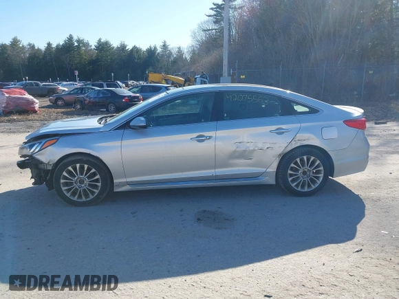 2015 Hyundai Sonata 2.4L Sport with VIN 5NPE34AF9FH041892, listed as a IAAI auction lot 42075563 with 153,024 mi miles. Bid and sale history available at carsss.com. Image 14.