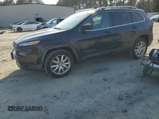 2016 Jeep Cherokee Limited with VIN 1C4PJMDS9GW267787, listed as a Copart auction lot 49398105 with 190,936 mi miles and Salvage Title. Bid and sale history available at DreamBid. Image 1.