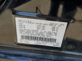2011 Mitsubishi Galant FE z VIN 4A32B2FF4BE014769, wystawiony jako Copart lot #68899874 z przebiegiem 87 681 mil mil oraz Nie do naprawy • Non repairable. Historia ofert i sprzedaży dostępna na DreamBid. Obrazek 13.