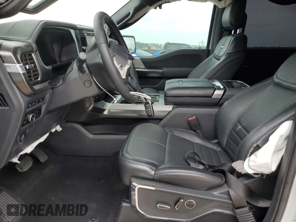 2024 Ford F-150 with VIN 1FTFW7LD9RFB23046, listed as a Copart auction lot 52367945 with 7,166 mi miles and Salvage title. Bid and sale history available at DreamBid. Image 7.