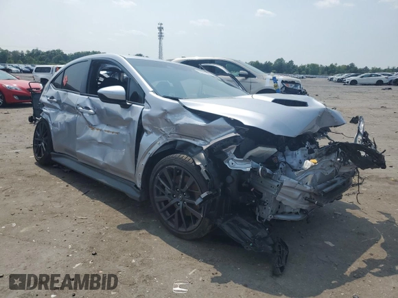 2024 Subaru WRX Premium with VIN JF1VBAH63R9812972, listed as a Copart auction lot 59291835 with 12,621 mi miles and Salvage title. Bid and sale history available at DreamBid. Image 4.