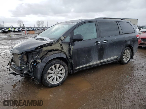 2012 Toyota Sienna XLE with VIN 5TDDK3DC3CS045999, listed as a Copart auction lot 47673225 with 290,448 mi miles and Salvage Title. Bid and sale history available at carsss.com. Image 1.