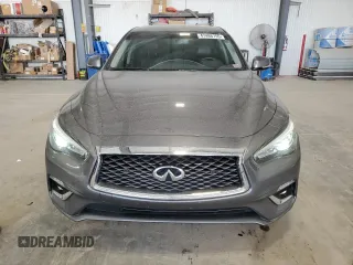 2019 Infiniti Q50 3.0t LUXE with VIN JN1EV7AR3KM590707, listed as a Copart auction lot 47486755 with 58,154 mi miles and Salvage Title. Bid and sale history available at carsss.com. Image 5.