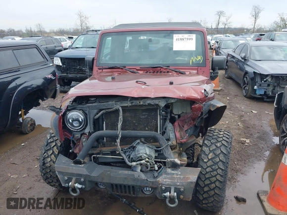 2007 Jeep Wrangler Unlimited Sahara with VIN 1J4GA59177L162022, listed as a IAAI auction lot 41887599 with 207,358 mi miles and . Bid and sale history available at DreamBid. Image 11.