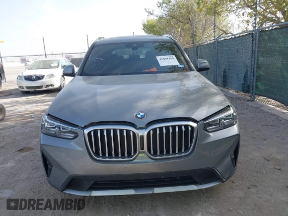 2024 BMW X3 sDrive30i with VIN 5UX43DP08R9U80981, listed as a IAAI auction lot 41801168 with 10,673 mi miles and . Bid and sale history available at DreamBid. Image 12.
