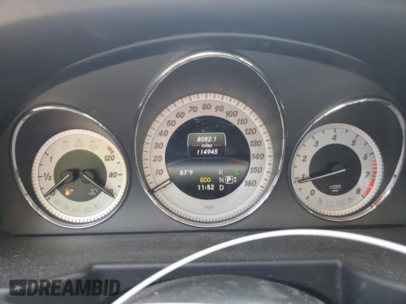 2014 Mercedes-Benz GLK 350 with VIN WDCGG8JB7EG208524, listed as a Copart auction lot 60919654 with 114,945 mi miles and Salvage Title. Bid and sale history available at DreamBid. Image 9.