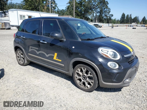 2014 FIAT 500L Trekking with VIN ZFBCFADH5EZ011227, listed as a Copart auction lot 65873224 with 110,266 mi miles and Clean Title. Bid and sale history available at carsss.com. Image 4.