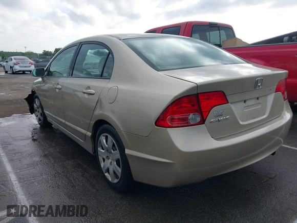 2008 Honda Civic LX with VIN 1HGFA16518L099505, listed as a IAAI auction lot 42138877 with 245,046 mi miles and . Bid and sale history available at DreamBid. Image 3.