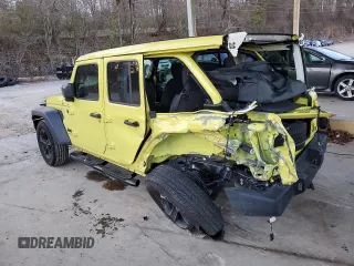 2023 Jeep Wrangler Sport Altitude с VIN 1C4HJXDG5PW578568, выставлен на аукционе Copart как лот 85372714 с пробегом 6 170 миль миль и Списание • Salvage title. История ставок и продаж доступна на DreamBid. Изображение 2.